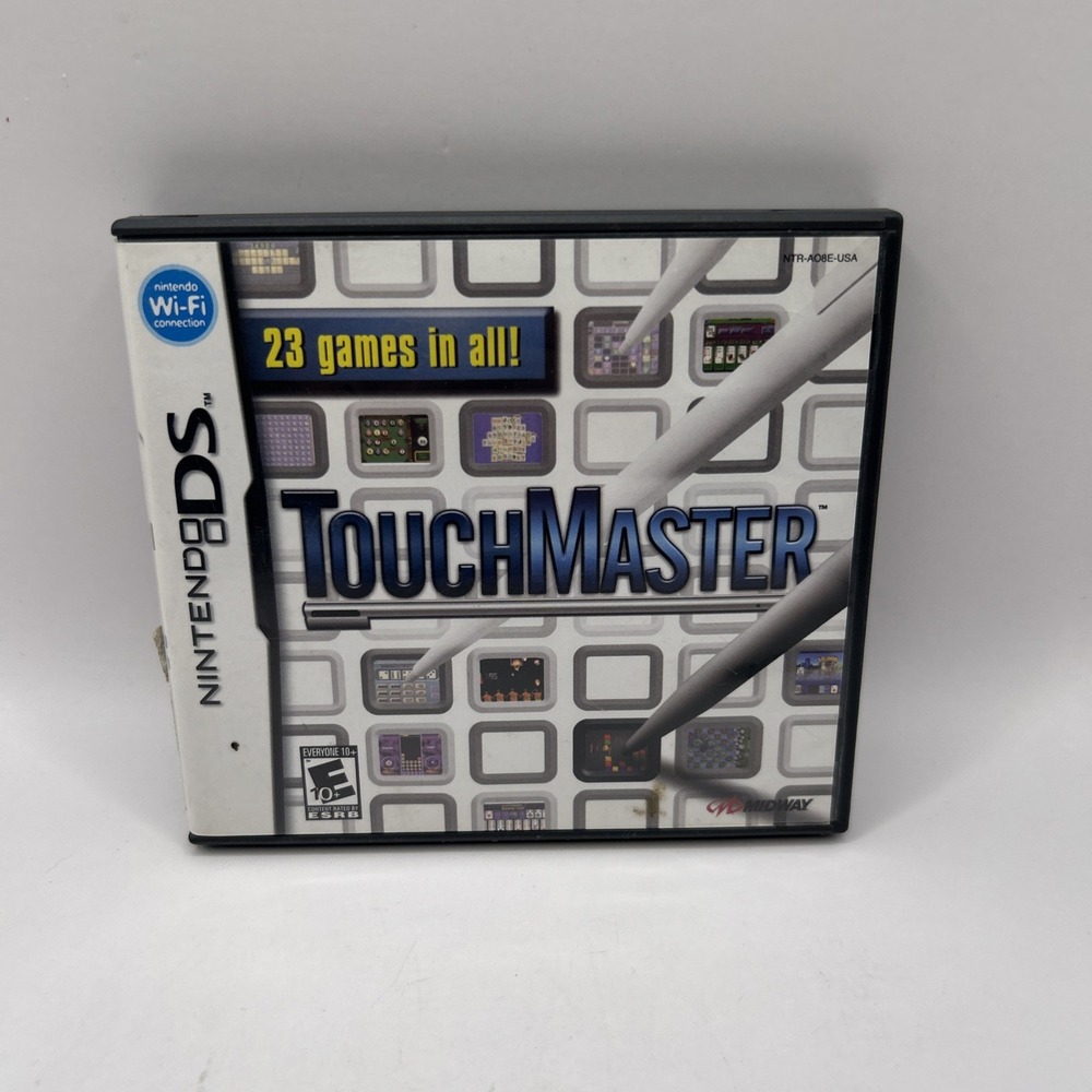 TouchMaster (Nintendo DS, 2007) Video Game Complete With Manuals CIB -B